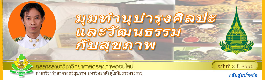 มุมสบายๆ โดย รศ.ดร.พรทิพย์ เกยุรานนท์
