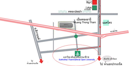 แผนที่ มสธ.