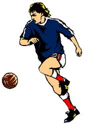 playing football