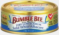 คำอธิบาย: http://www.shockinglydelicious.com/wp-content/uploads/2013/04/Bumble-Bee-Very-Low-Sodium-Solid-White-Albacore.jpg