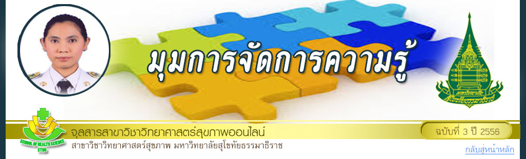 มุมสบายๆ โดย รศ.ดร.พรทิพย์ เกยุรานนท์